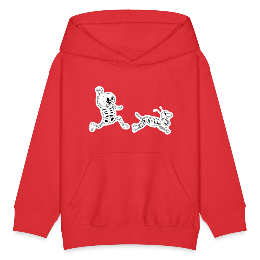 
                  
                    Skeleton Friends Kids' Hoodie - red
                  
                