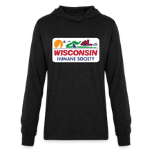 Load image into Gallery viewer, WHS License Plate Long Sleeve Hoodie Shirt - heather black