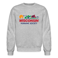 Load image into Gallery viewer, WHS License Plate Crewneck Sweatshirt - heather gray