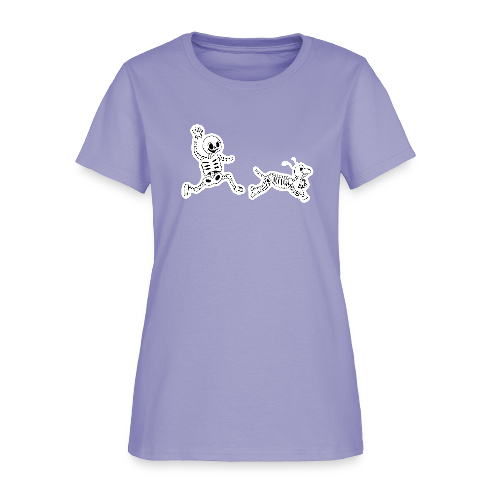 
                  
                    Skeleton Friends Contoured T-Shirt - lavender
                  
                
