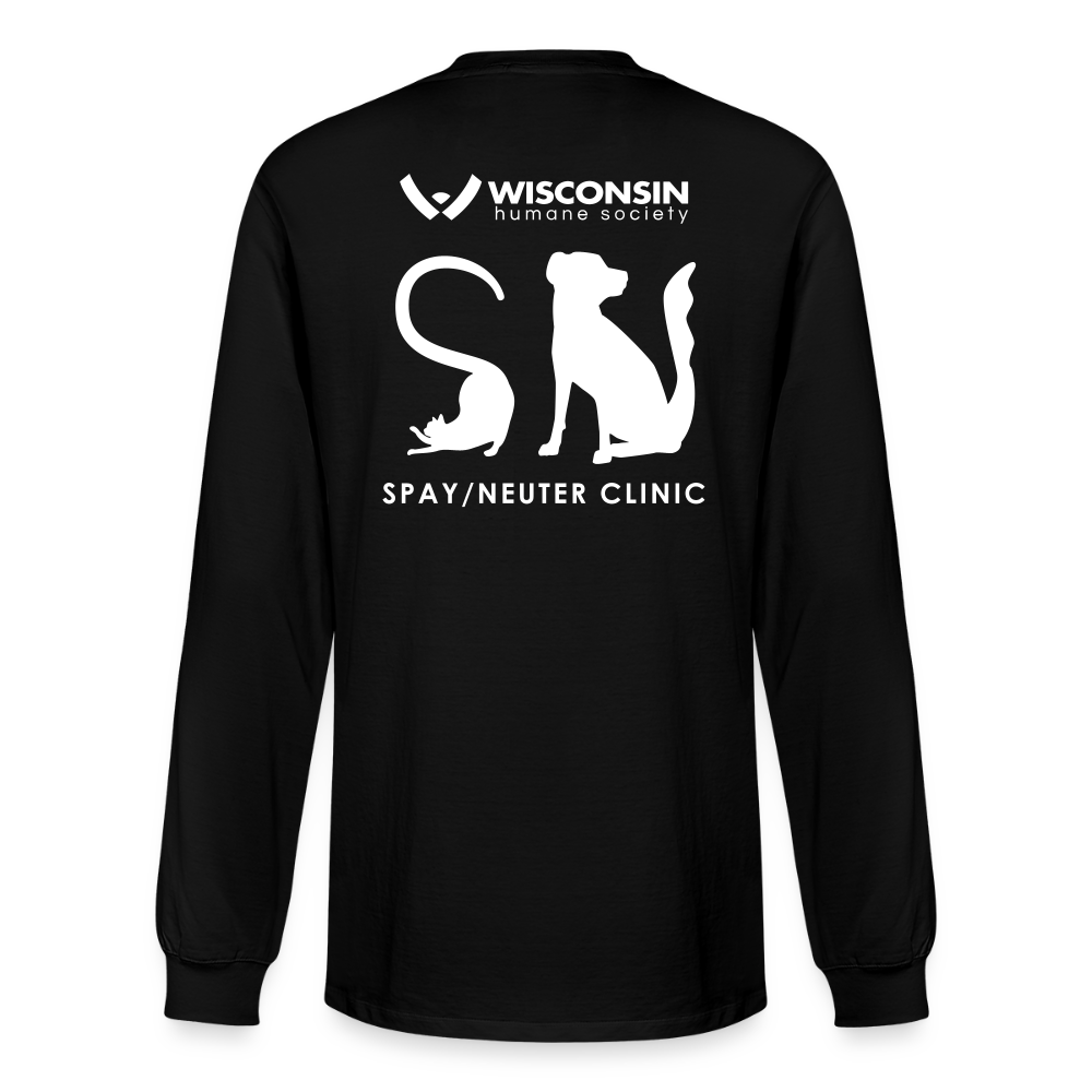 Spay/Neuter Clinic Organic Long Sleeve T-Shirt - black