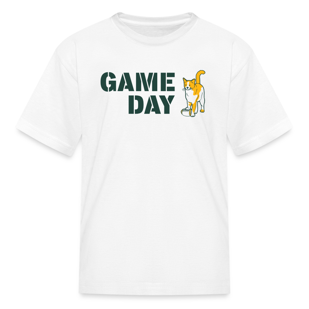 
                  
                    Game Day Cat Kids' T-Shirt - white
                  
                