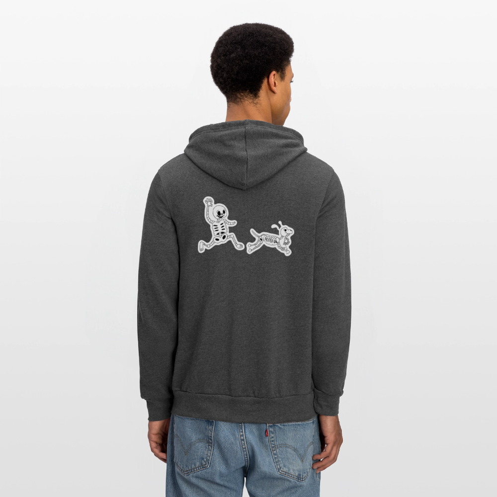 
                  
                    Skeleton Friends Bella + Canvas Unisex Full Zip Hoodie - charcoal grey
                  
                