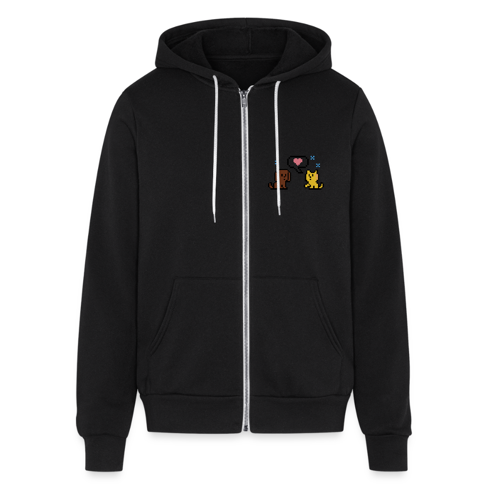 
                  
                    8-Bit Dog & Cat Bella + Canvas Unisex Full Zip Hoodie - black
                  
                