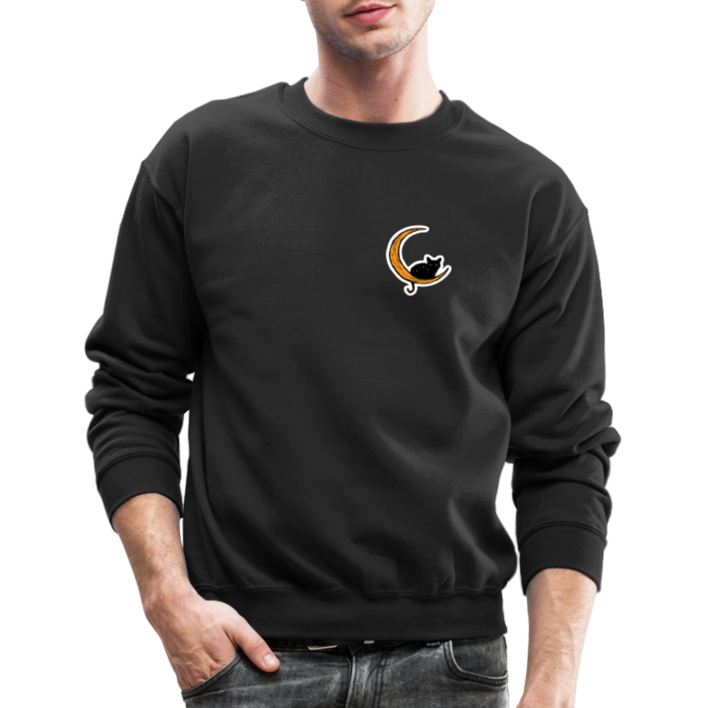 
                  
                    Moon Cat Crewneck Sweatshirt - black
                  
                