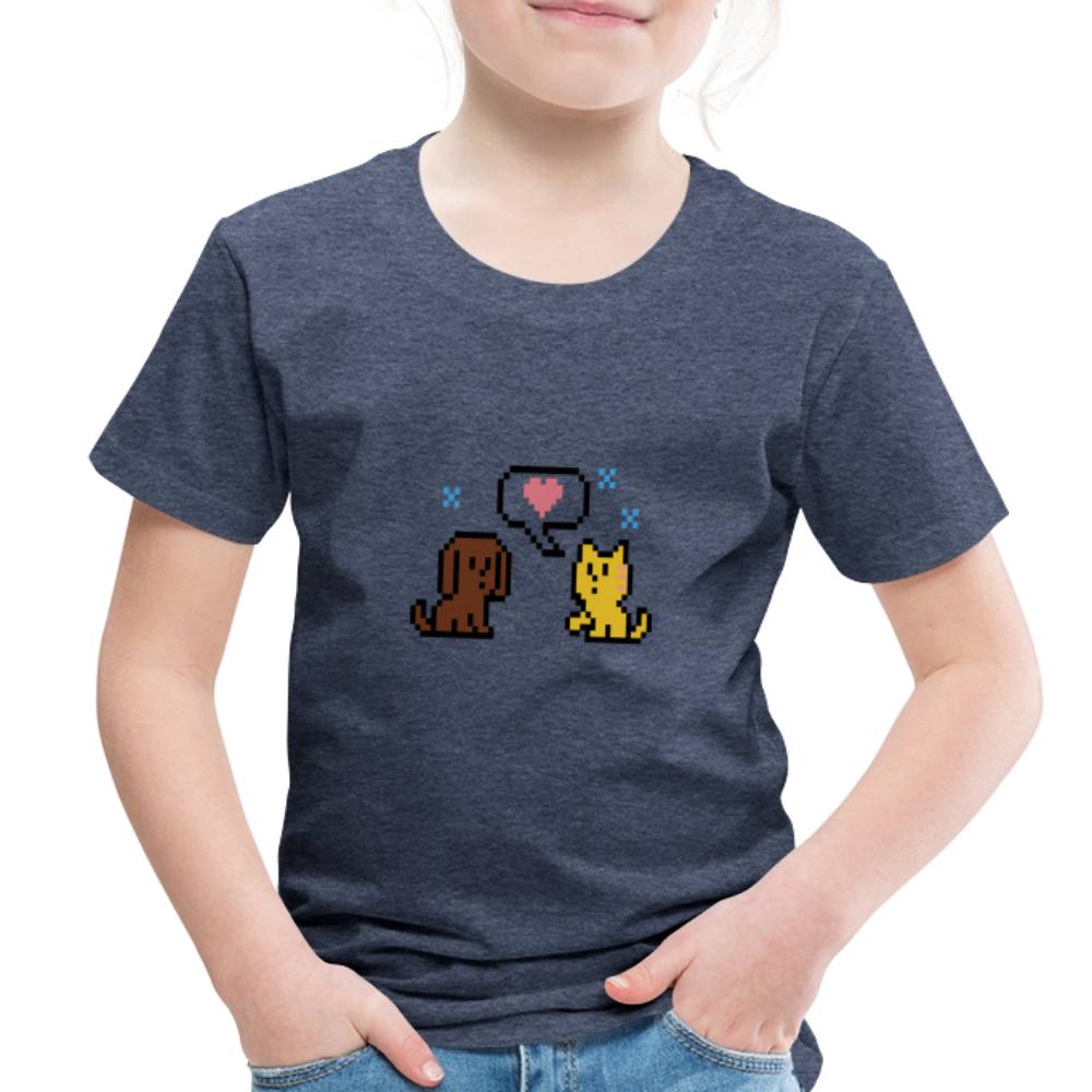 
                  
                    8-Bit Dog & Cat Toddler Premium T-Shirt - heather blue
                  
                