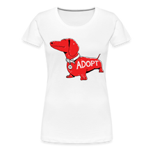 Load image into Gallery viewer, &quot;Big Red Dog&quot; Contoured Premium T-Shirt - white