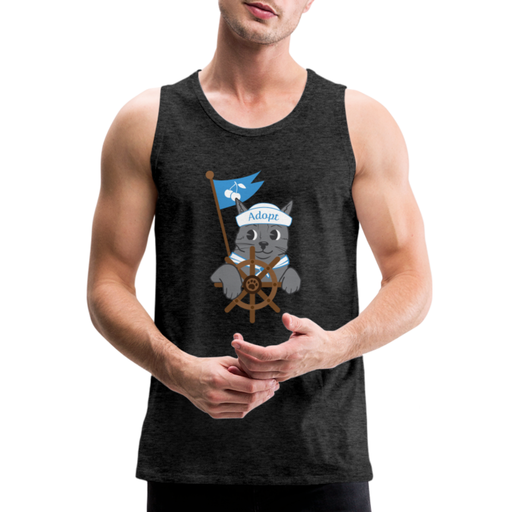 
                  
                    Door County Sailor Cat Classic Premium Tank - charcoal grey
                  
                