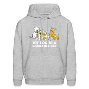 Dog is a GB Fan Classic Hoodie - heather gray