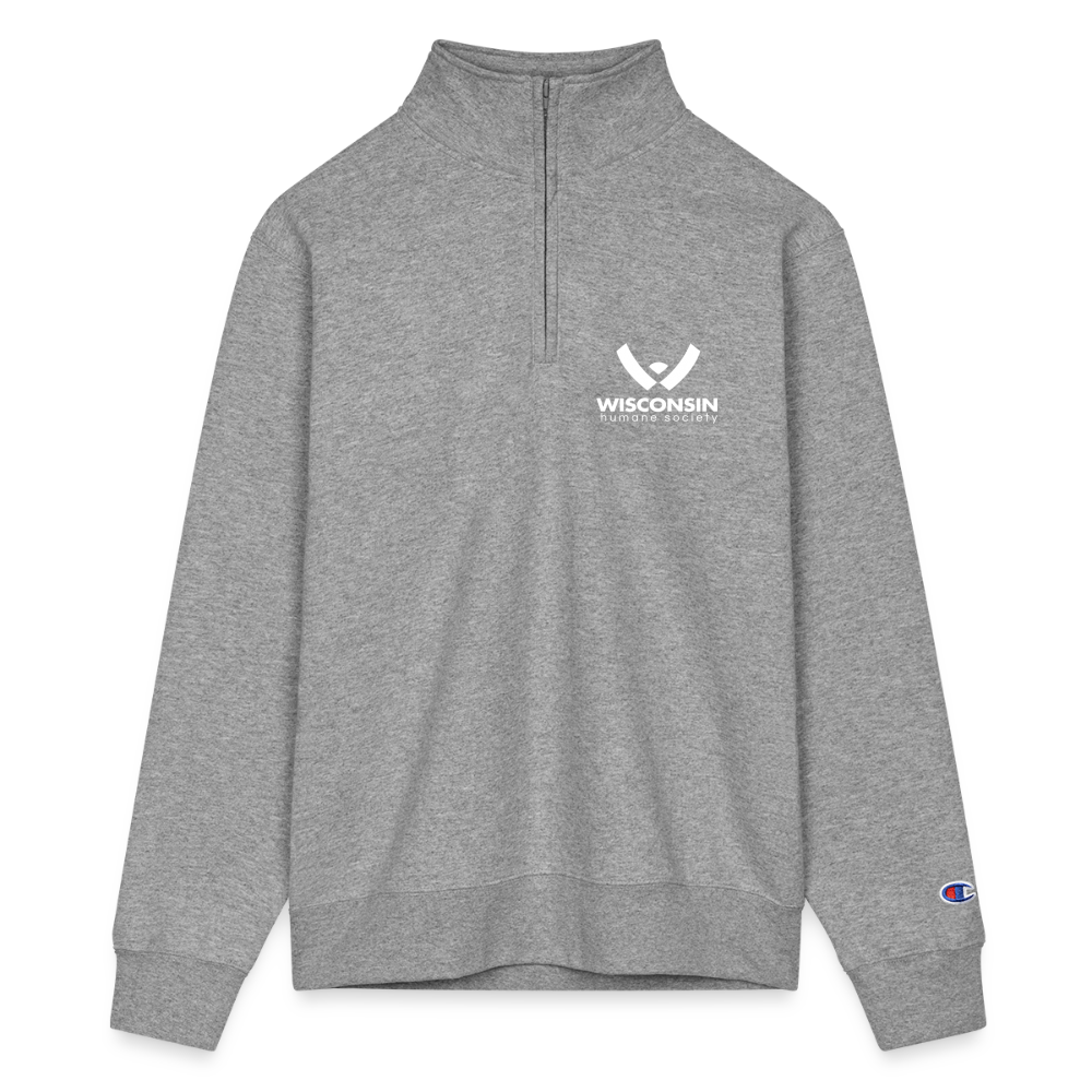 
                  
                    WHS Logo Champion Unisex 1/4 Zip Pullover Sweatshirt - heather gray
                  
                