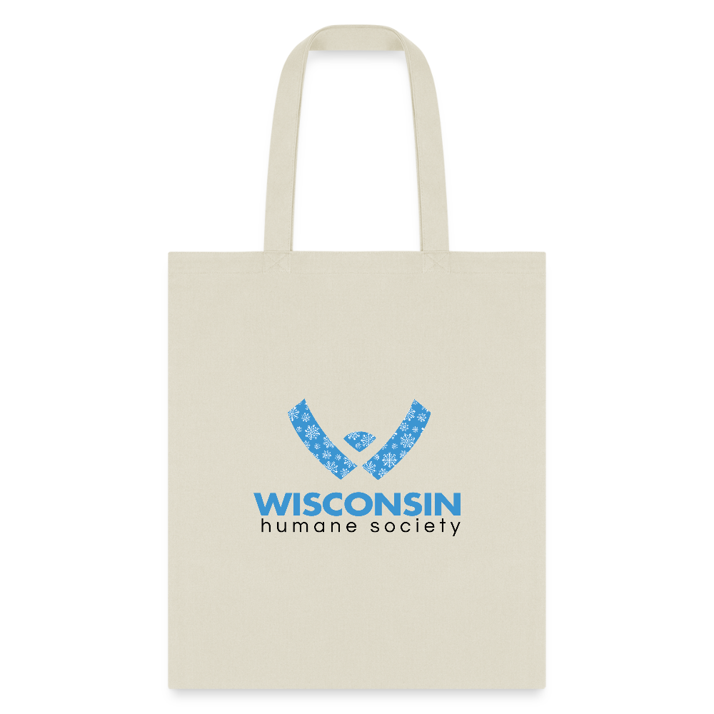 WHS Snow Logo Tote Bag - natural
