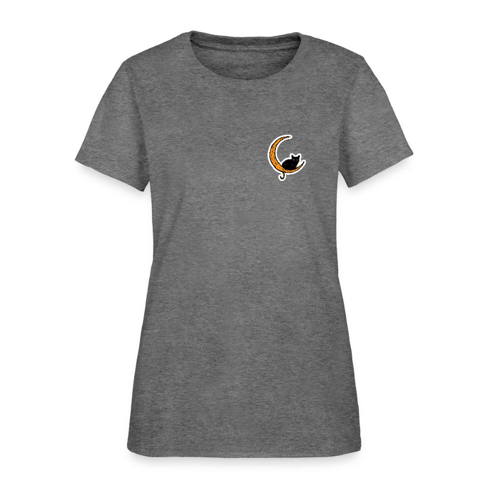 
                  
                    Moon Cat Contoured T-Shirt - graphite heather
                  
                