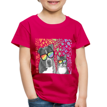 Load image into Gallery viewer, Pride Party Toddler Premium T-Shirt - dark pink