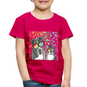 Pride Party Toddler Premium T-Shirt - dark pink