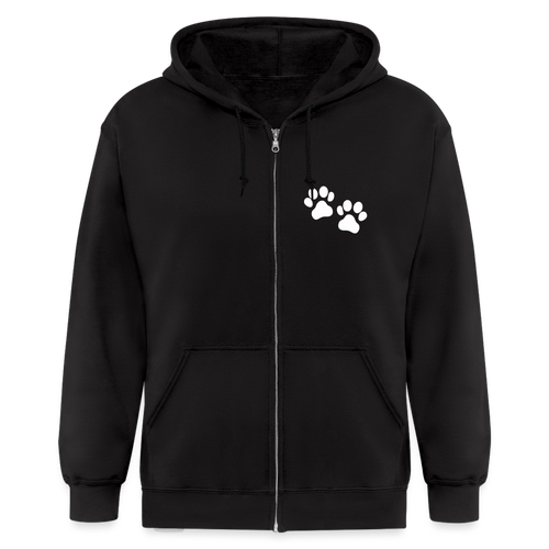 WHS Logo Classic Zip Hoodie - black