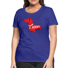 Load image into Gallery viewer, &quot;Big Red Dog&quot; Contoured Premium T-Shirt - royal blue