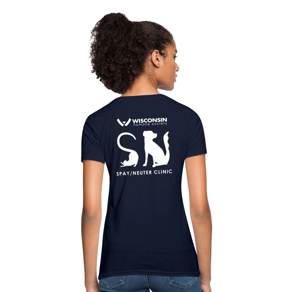 
                  
                    Spay/Neuter Clinic Contoured T-Shirt - navy
                  
                