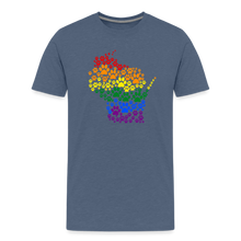 Load image into Gallery viewer, Pride Paws Classic Premium T-Shirt - heather blue