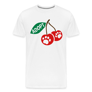 Door County Cherries Classic Premium T-Shirt - white