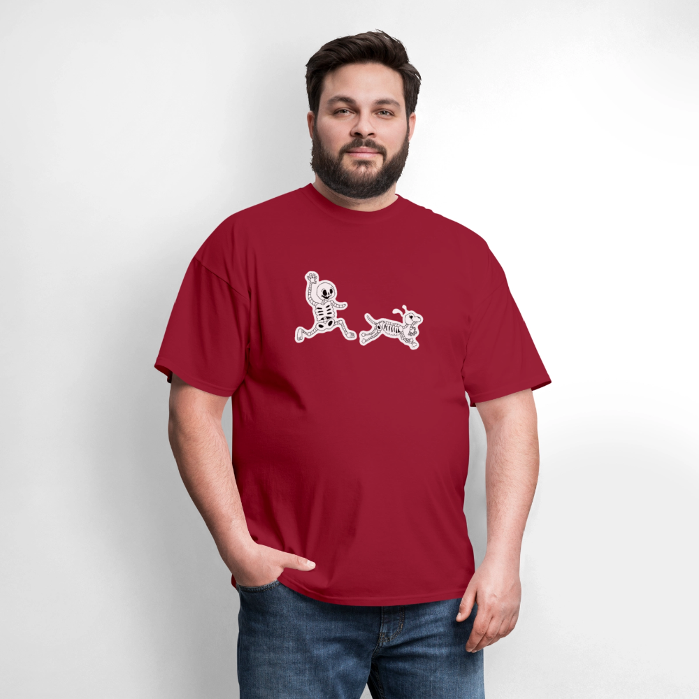 
                  
                    Skeleton Friends Classic T-Shirt - dark red
                  
                