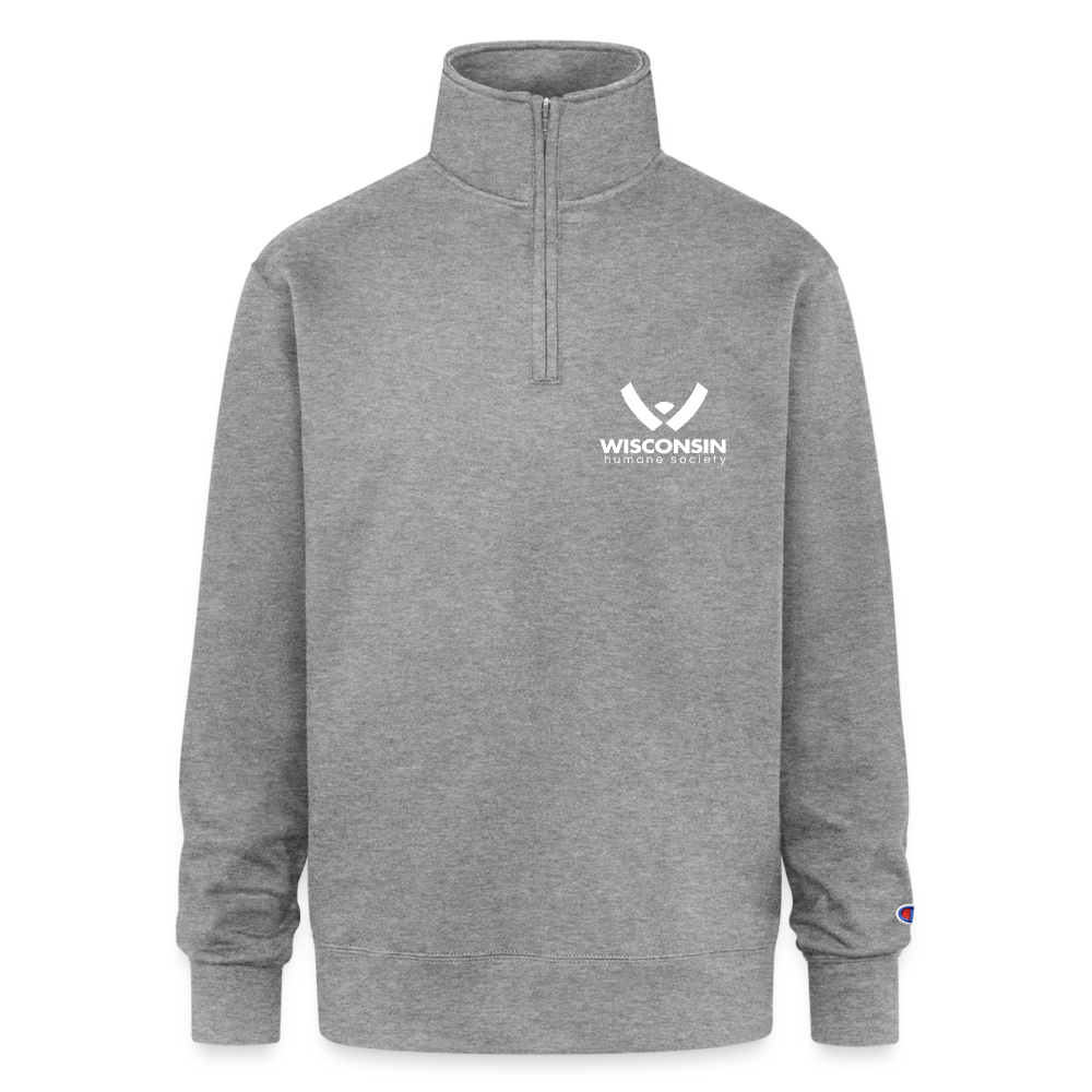 
                  
                    WHS Logo Champion Unisex 1/4 Zip Pullover Sweatshirt - heather gray
                  
                