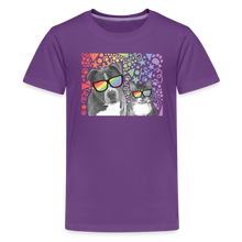 Load image into Gallery viewer, Pride Party Kids&#39; Premium T-Shirt - purple