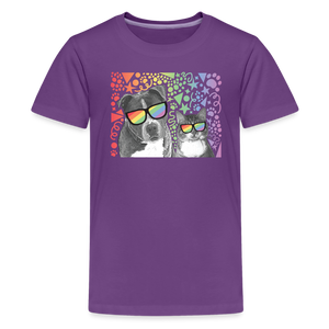 Pride Party Kids' Premium T-Shirt - purple