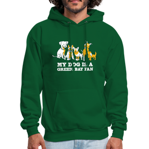 Dog is a GB Fan Classic Hoodie - forest green