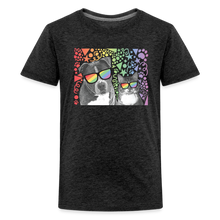 Load image into Gallery viewer, Pride Party Kids&#39; Premium T-Shirt - charcoal grey