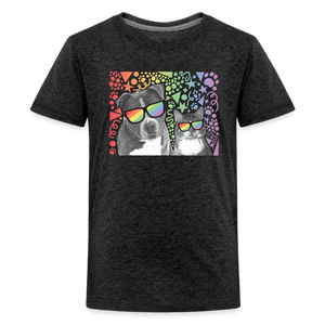 Pride Party Kids' Premium T-Shirt - charcoal grey