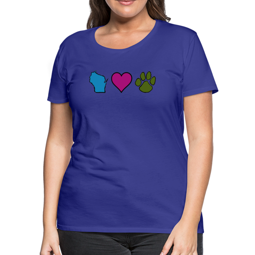 
                  
                    WI Loves Pets Contoured Premium T-Shirt - royal blue
                  
                