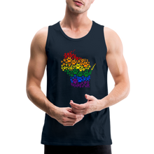 Load image into Gallery viewer, Pride Paws Premium Tank - deep navy