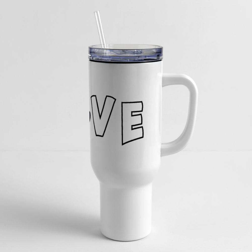 
                  
                    Pride Love 40 oz Travel Tumbler - white
                  
                