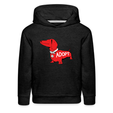 Load image into Gallery viewer, &quot;Big Red Dog&quot; Kids‘ Premium Hoodie - charcoal grey