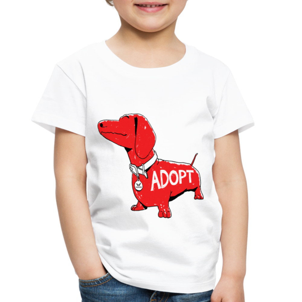 
                  
                    "Big Red Dog" Toddler Premium T-Shirt - white
                  
                