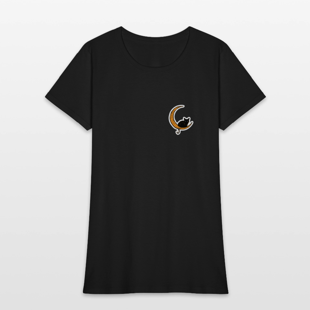 
                  
                    Moon Cat Contoured T-Shirt - black
                  
                