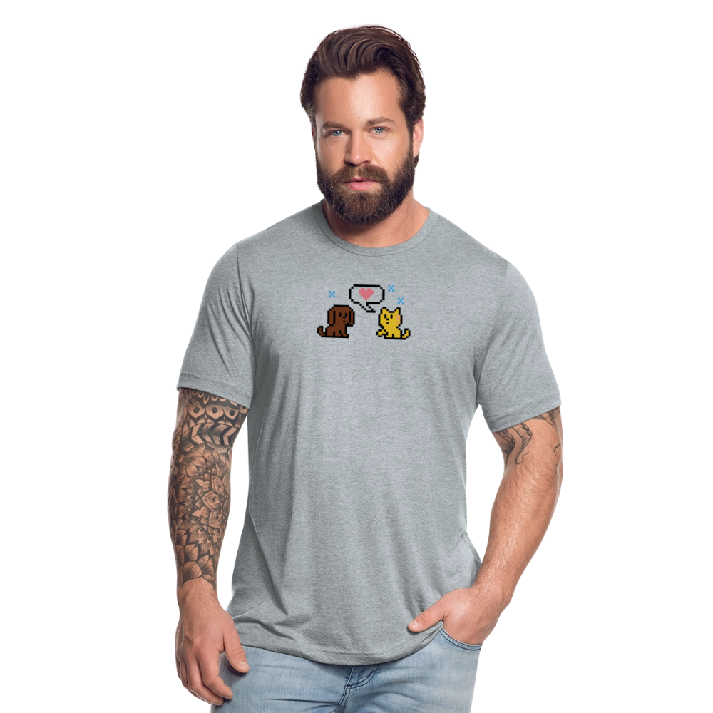 
                  
                    8-Bit Dog & Cat Tri-Blend T-Shirt - heather grey
                  
                
