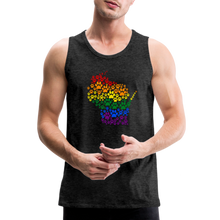 Load image into Gallery viewer, Pride Paws Premium Tank - charcoal grey