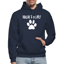 Load image into Gallery viewer, High Four! Heavy Blend Adult Hoodie - navy