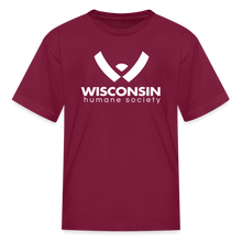 Load image into Gallery viewer, WHS Logo Kids&#39; T-Shirt - burgundy