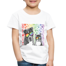 Load image into Gallery viewer, Pride Party Toddler Premium T-Shirt - white