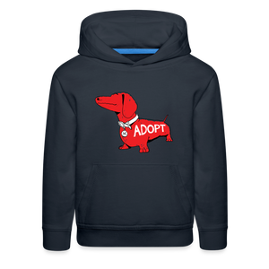 "Big Red Dog" Kids‘ Premium Hoodie - navy