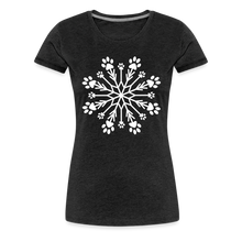 Load image into Gallery viewer, Paw Snowflake Premium T-Shirt - charcoal grey