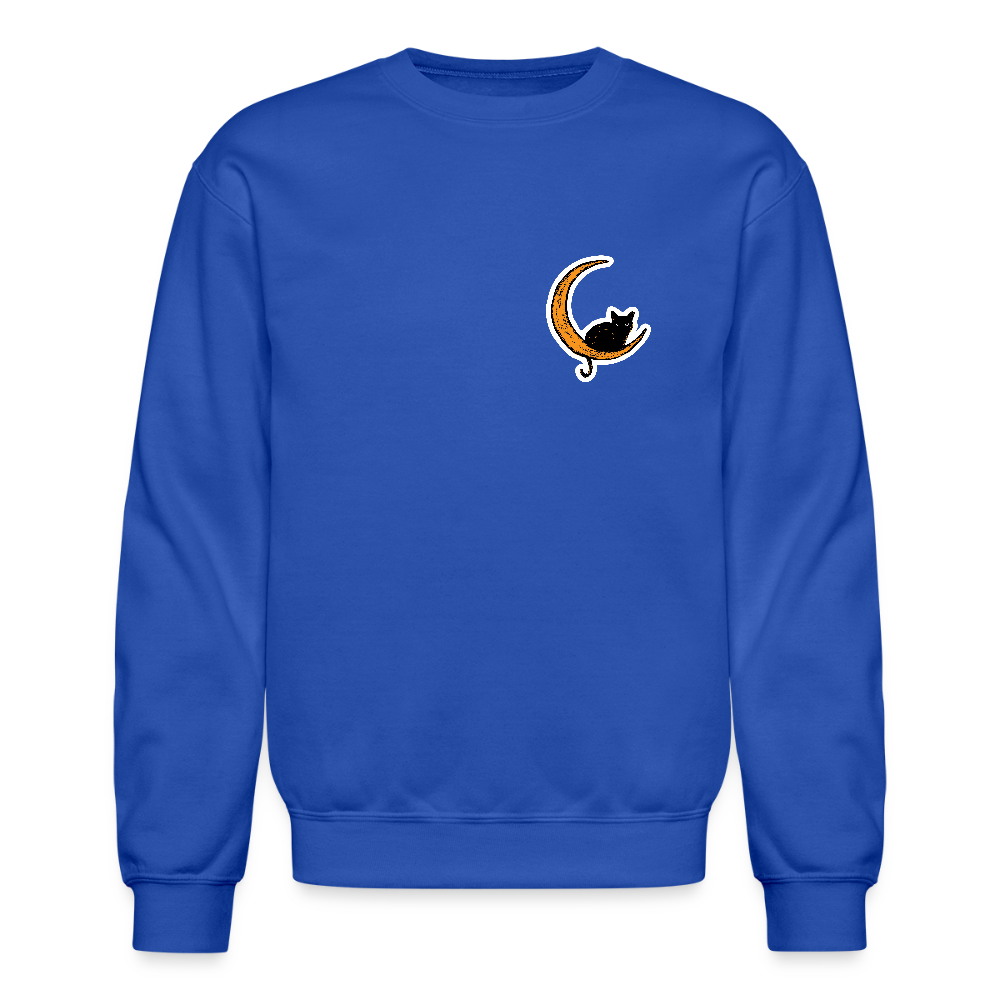 
                  
                    Moon Cat Crewneck Sweatshirt - royal blue
                  
                