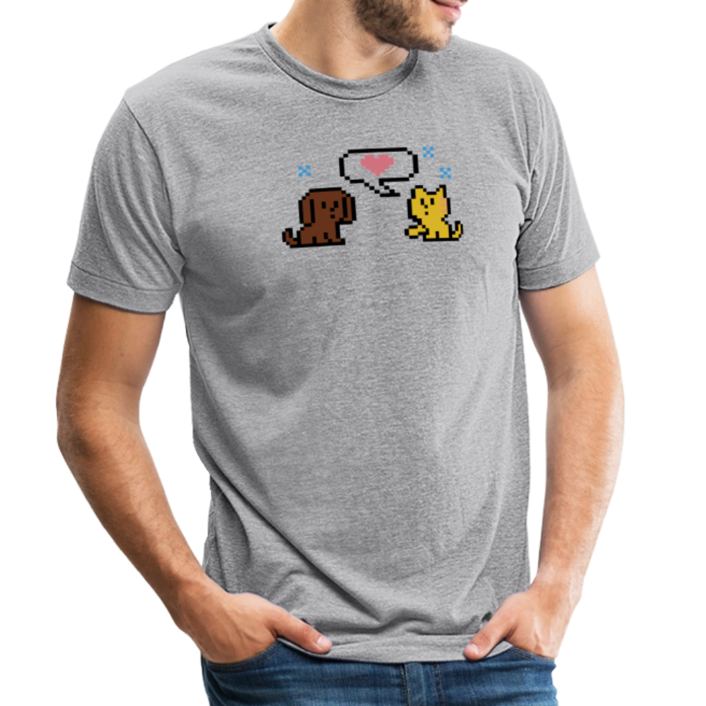 
                  
                    8-Bit Dog & Cat Tri-Blend T-Shirt - heather grey
                  
                