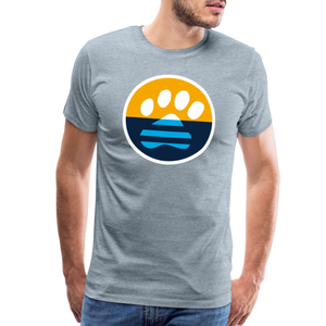 MKE Flag Paw Classic Premium T-Shirt - heather ice blue