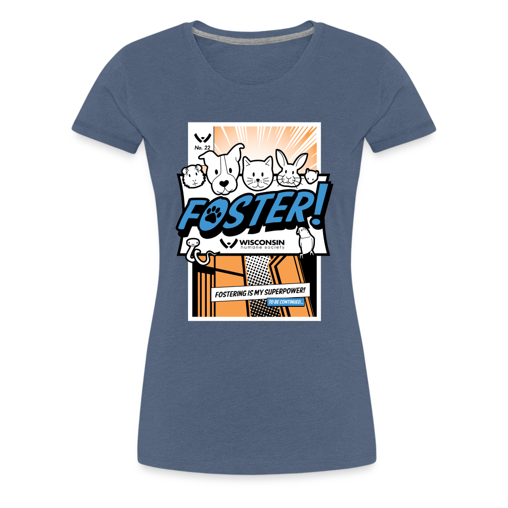 
                  
                    Foster Comic Contoured Premium T-Shirt - heather blue
                  
                