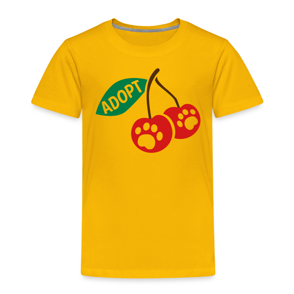 
                  
                    Door County Cherries Toddler Premium T-Shirt - sun yellow
                  
                