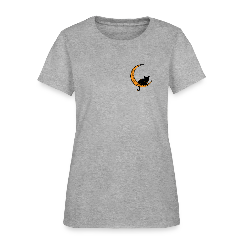 
                  
                    Moon Cat (Light) Contoured T-Shirt - heather gray
                  
                