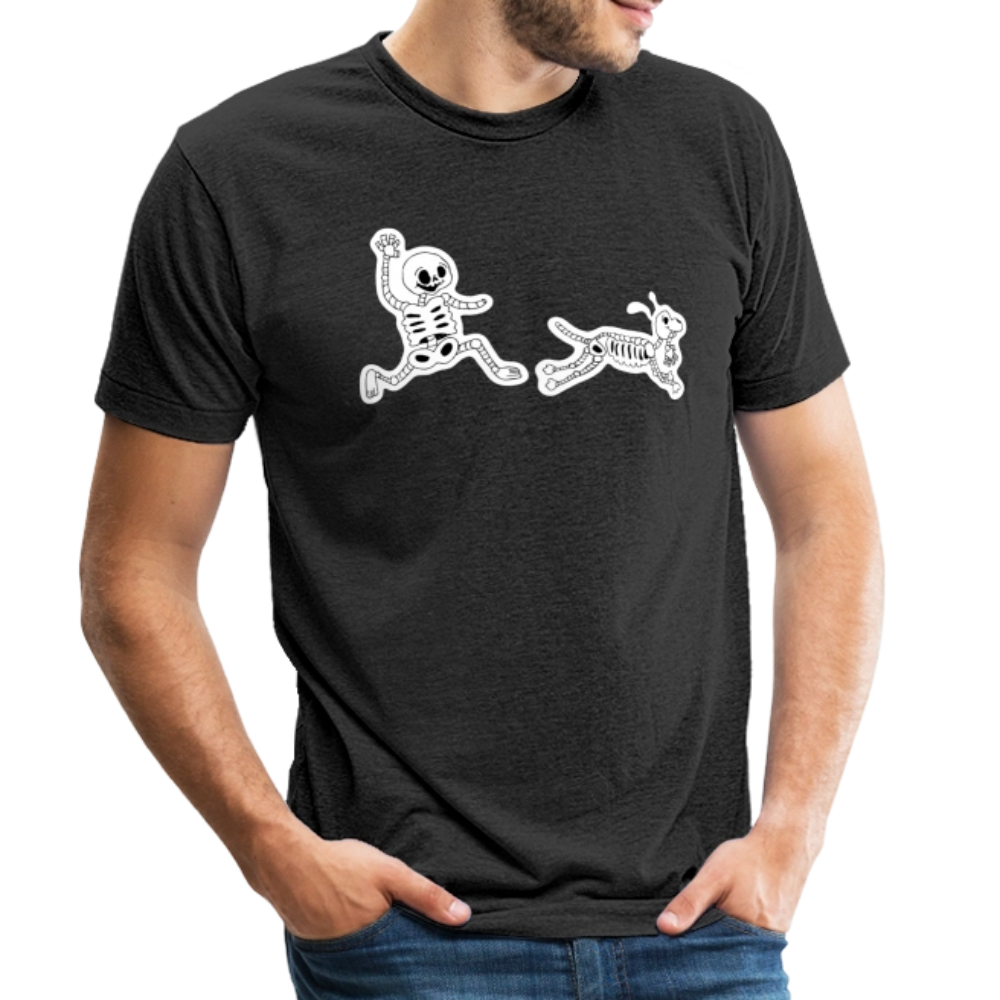
                  
                    Skeleton Friends Unisex Tri-Blend T-Shirt - heather black
                  
                